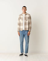 Whiting Overshirt Ecru/Beige Dag Check