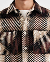 Whiting Overshirt Brown Dusk