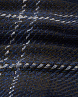 Whiting Overshirt Navy/Ecru Fog Check