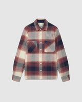 Whiting Overshirt Rust Ombre Check