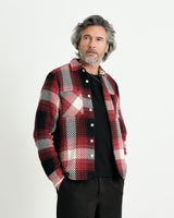 Whiting Overshirt Red Ombre Check
