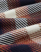 Whiting Overshirt Navy/Red Ombre Check