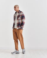 Whiting Overshirt Rust Ombre Check