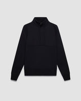 Wim Zip Sweat Black