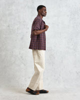 Didcot - Navy And Multicolour Geometric Short-Sleeve Shirt