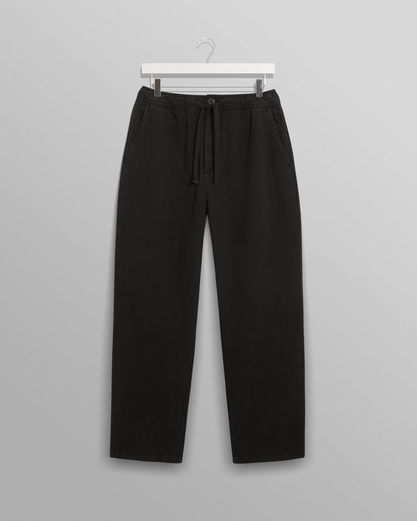 Kurt - Black Longer Leg Organic Cotton Trousers
