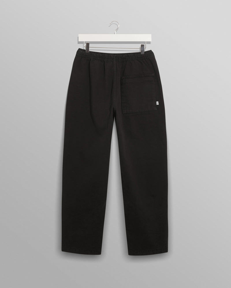 Kurt Trousers Black Twill Longer Leg