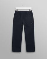 Kurt - Navy Longer Leg Organic Cotton Trousers