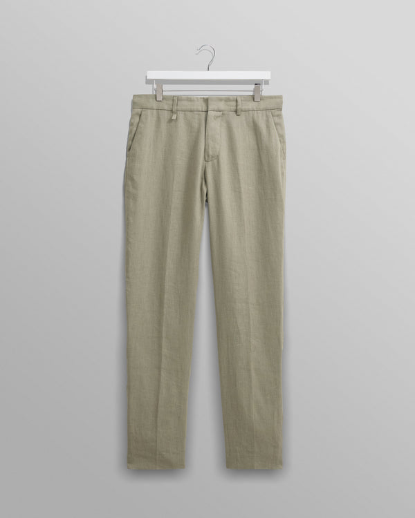 Alp Trousers Pale Green Linen