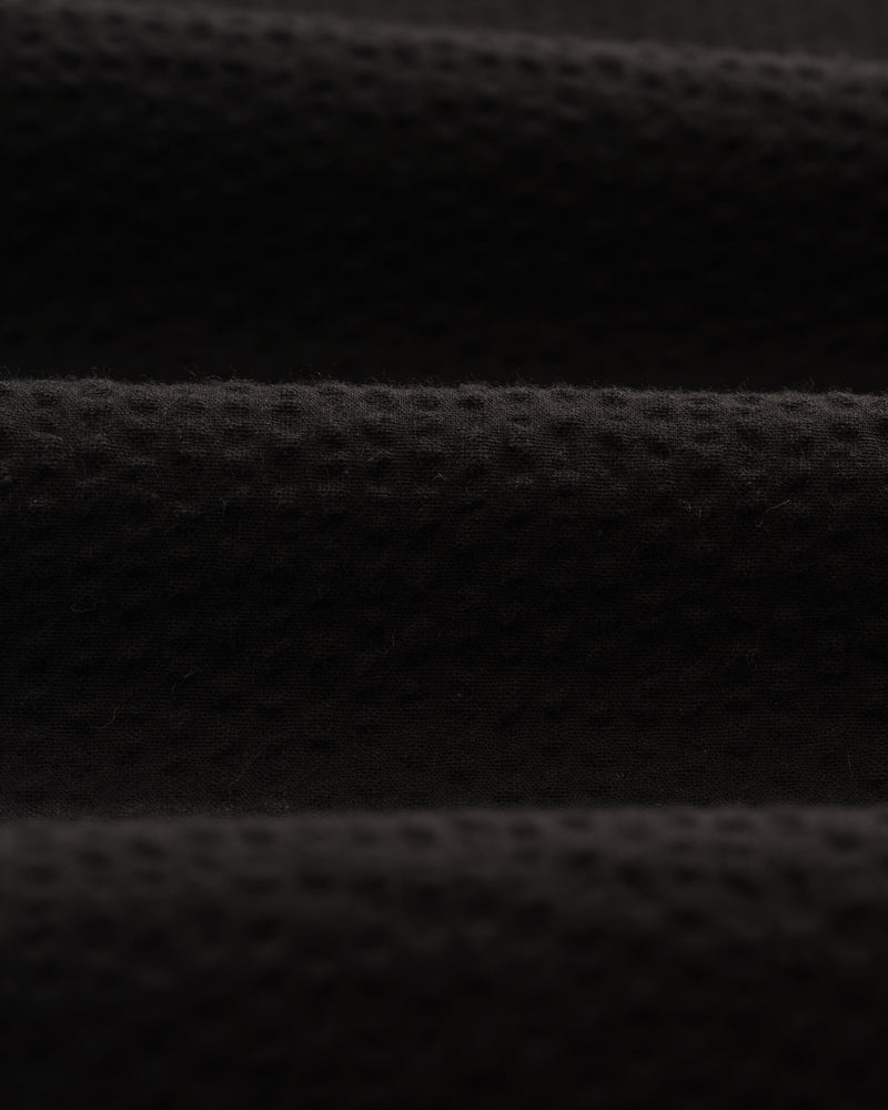 Alp Trousers Black Seersucker
