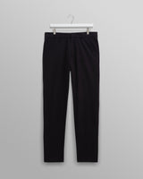 Alp Trousers Black Seersucker