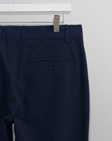 Alp Trousers Navy Seersucker