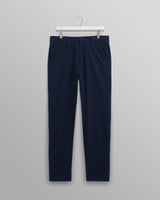 Alp Trousers Navy Seersucker