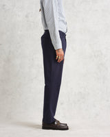 Alp Trousers Navy Seersucker