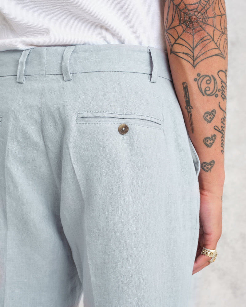 Alp Trousers Pale Blue Linen