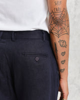 Alp Trousers Midnight Linen