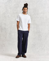 Campbell Trousers Navy Seersucker