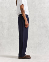 Campbell Trousers Navy Seersucker