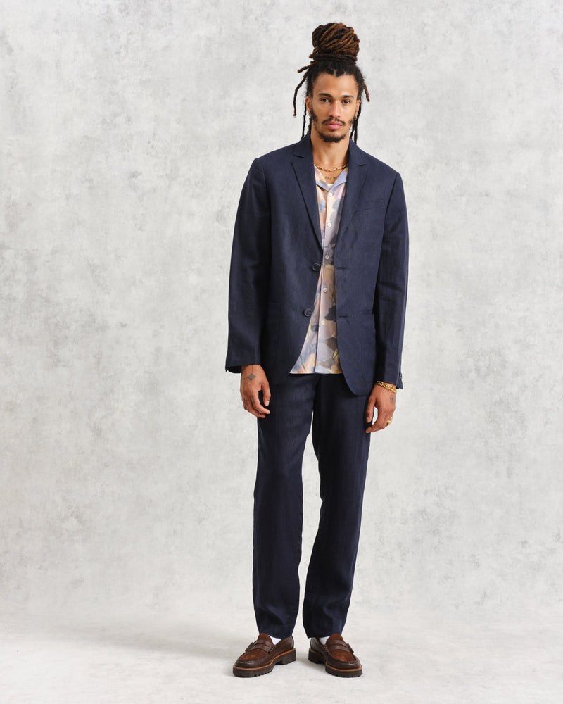 Alp Trousers Midnight Linen