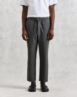 Kurt Trousers Charcoal Seersucker