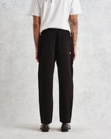 Kurt - Black Longer Leg Organic Cotton Trousers