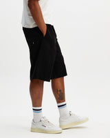 Kyle - Black Organic Cotton Twill Shorts