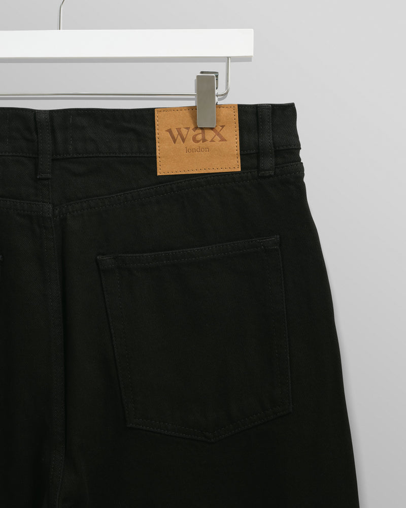 Loose Fit Jeans Black Denim