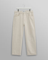 Loose Fit Jeans Ecru Denim