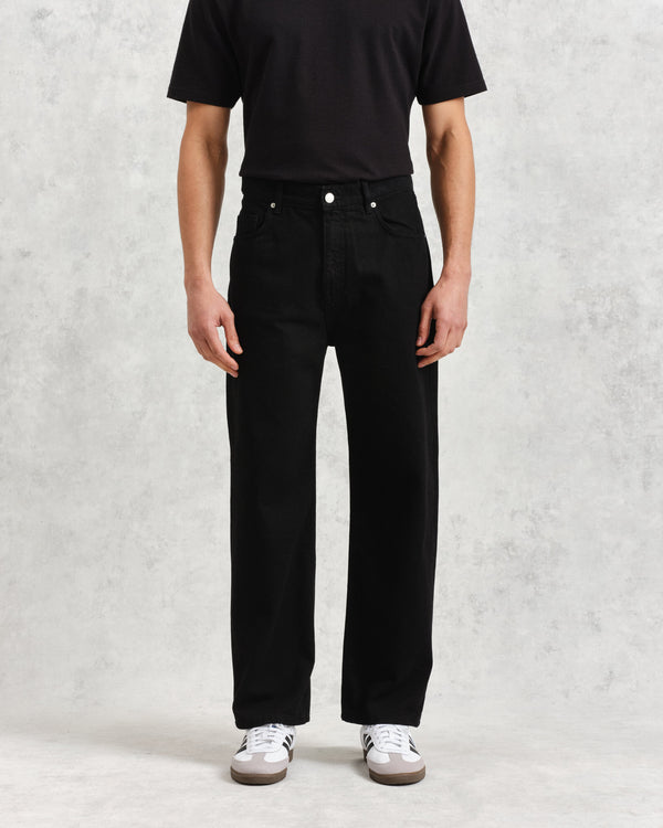 Loose Fit Jeans Black Denim