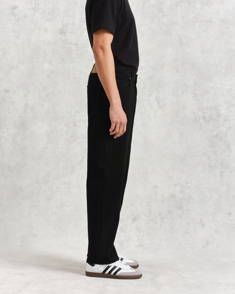 Felix - Black Loose Fit Denim Jeans