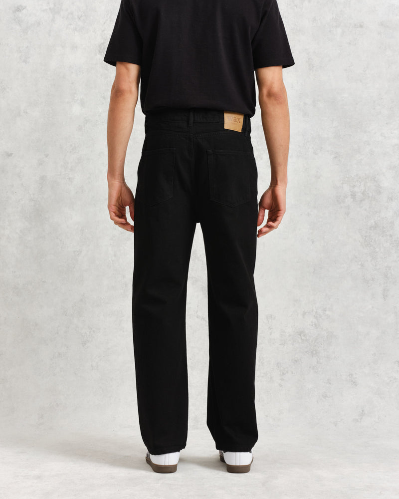 Loose Fit Jeans Black Denim