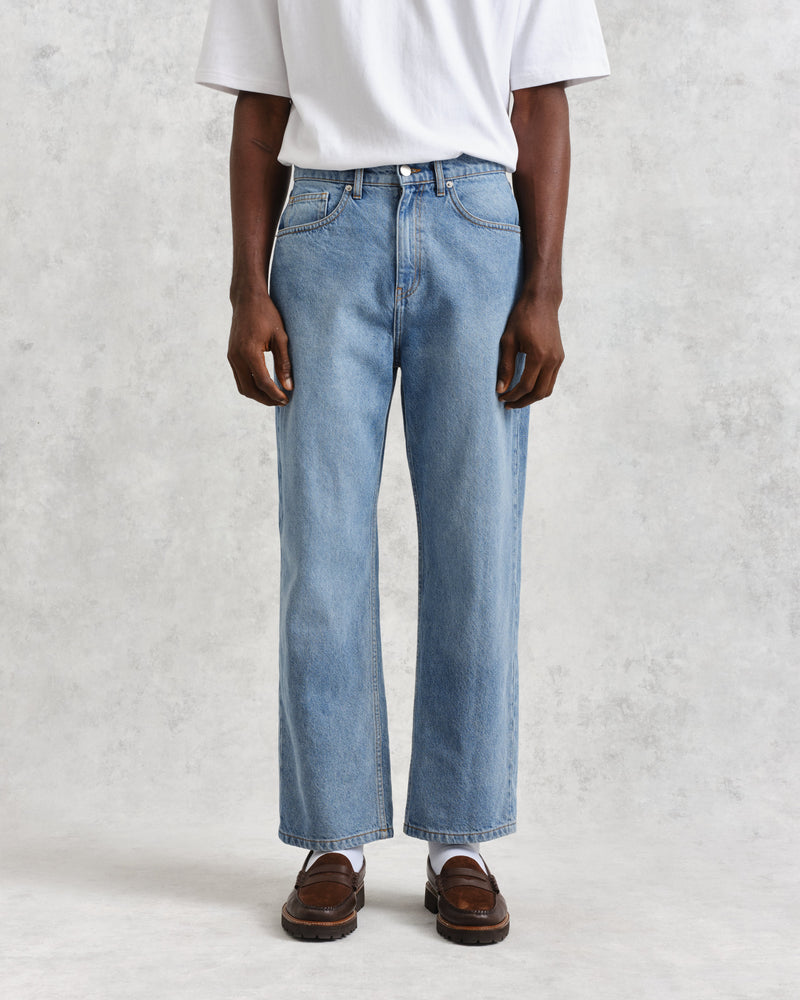 Loose Fit Jeans Blue Denim