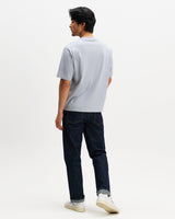 Milton - Light Blue Organic Compact Cotton T-Shirt