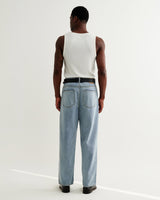 Montague - Ecru Ribbed Organic Cotton Vest