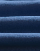 Reeve - French Blue Loopback Organic Cotton Collared Sweatshirt