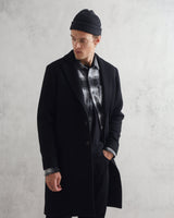Sasso Coat Black Wool