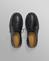S.T. Valentin - Black Italian Leather Chunky Sole Deck Shoes
