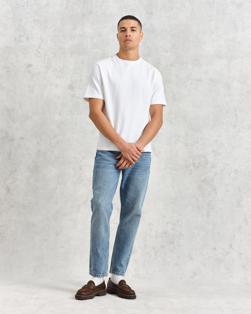 Slim Fit Jeans Mid Blue Denim