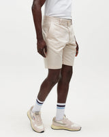 Trinity - Stone Cotton Tencel Shorts