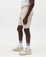Trinity - Stone Cotton Tencel Shorts