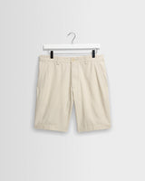 Trinity - Stone Cotton Tencel Shorts
