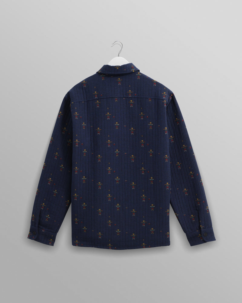 Whiting Overshirt Blue Totem Quilt