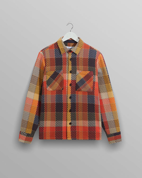 Whiting - Orange Pike Check Overshirt - 1600px