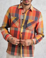 Whiting - Orange Pike Check Overshirt