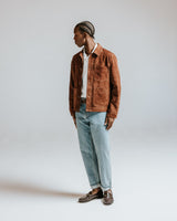 Robin - Brown Suede Chore Jacket
