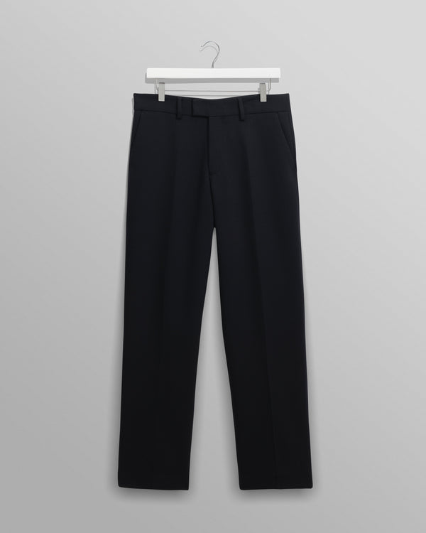 wax london men's Aston - Navy Heavy Twill Trousers