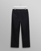 wax london men's Bayham - Navy Wool Blend Pinstripe Trousers