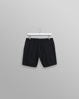 wax london men's Brockwell - Black Logo Swim Shorts