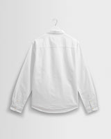 wax london men's Caspian - White Cotton Oxford Shirt