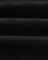 wax london men's Corey - Black Dobby Check Cotton Shirt